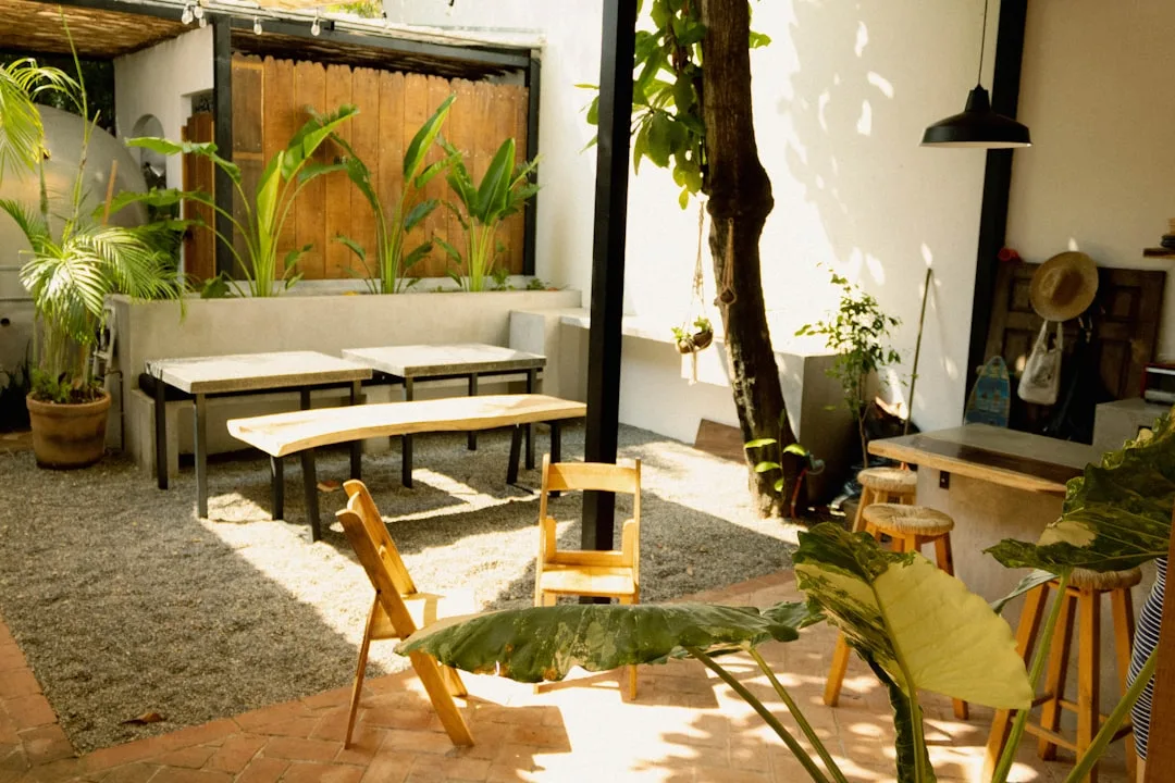 Custom outdoor living space